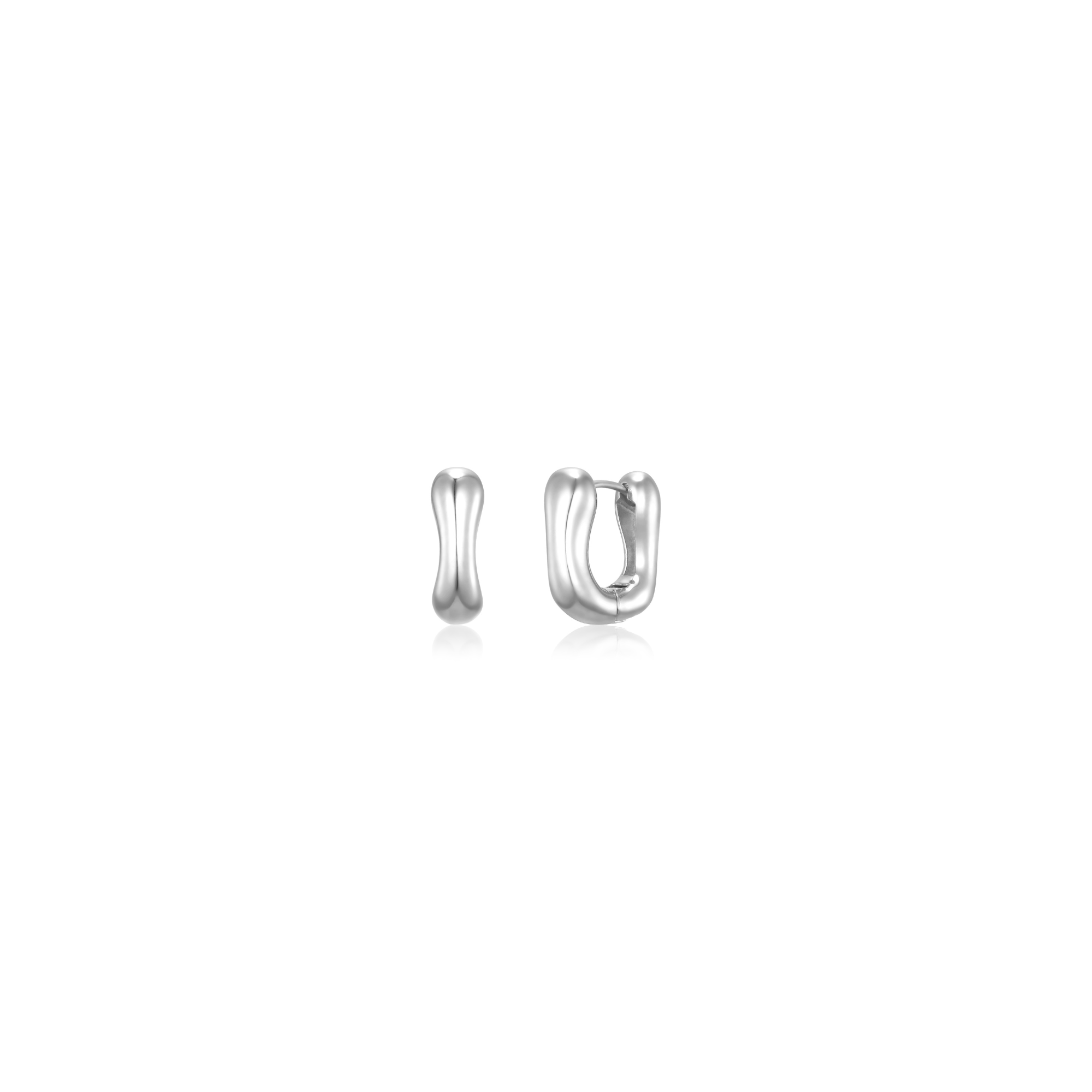 Square Bold Hoop Earrings