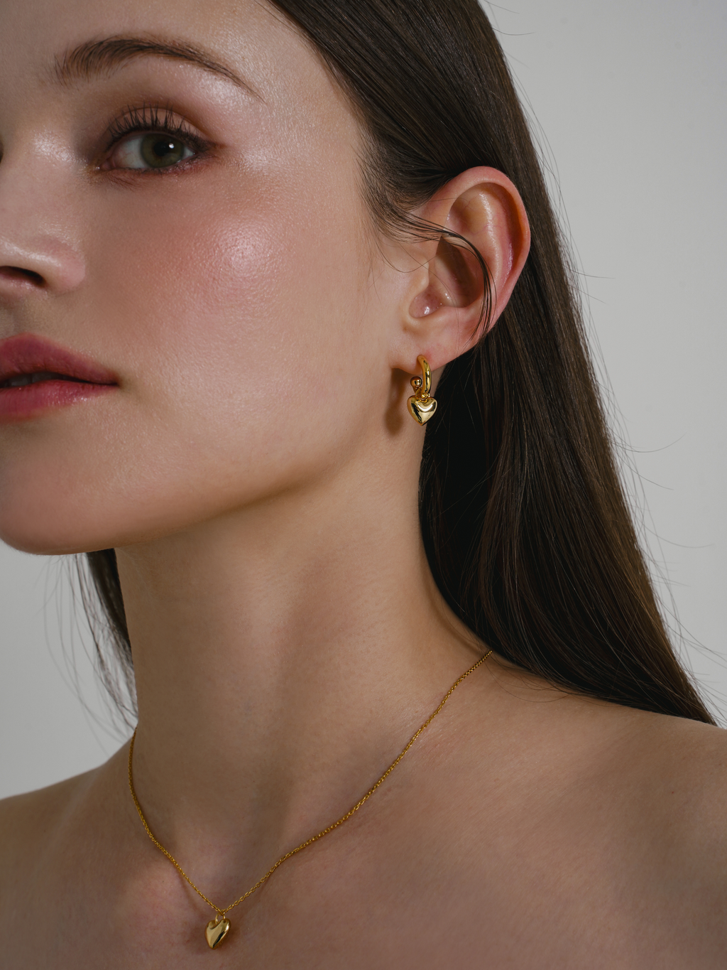 Tiny Heart Earrings