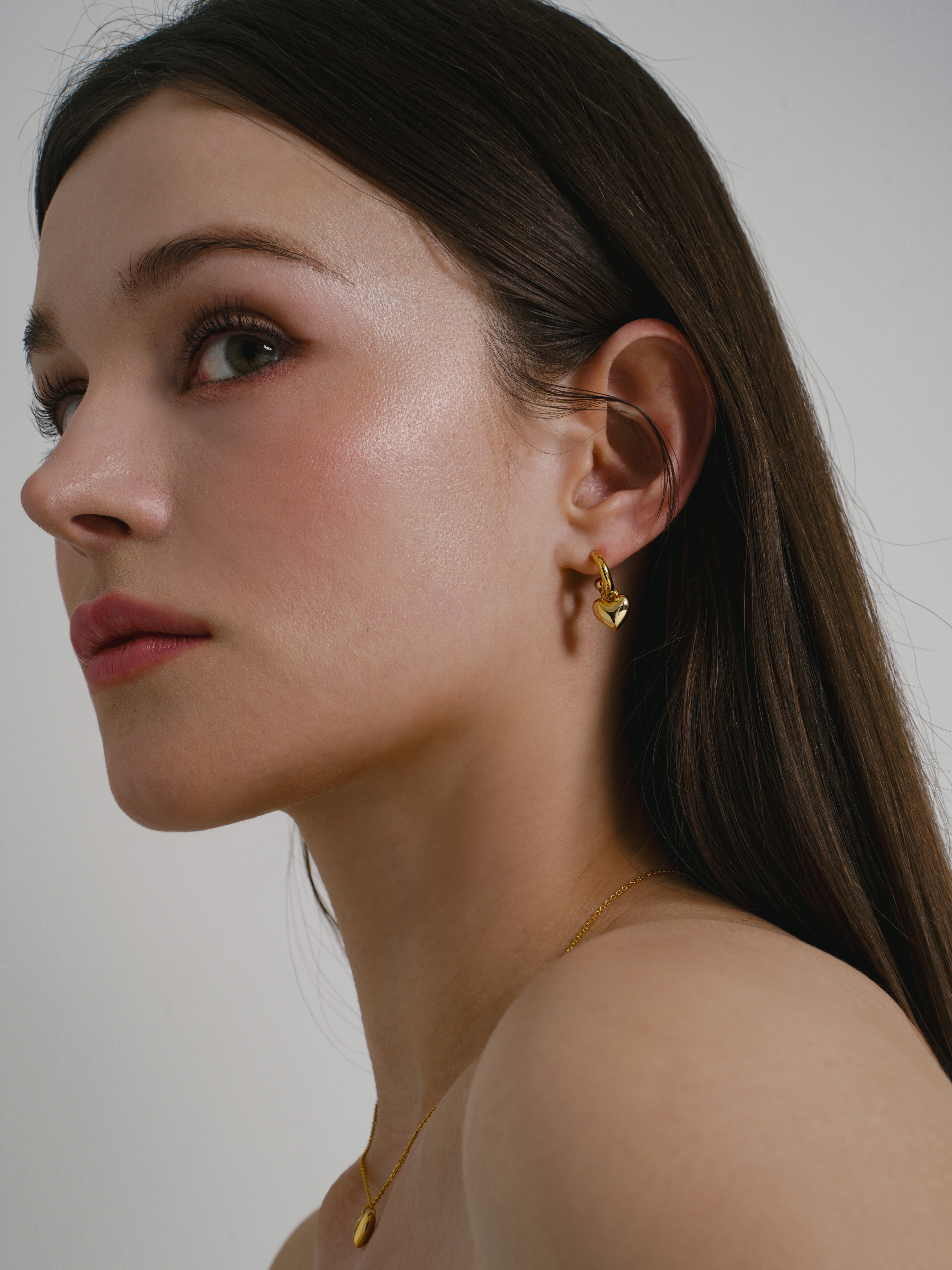 Tiny Heart Earrings