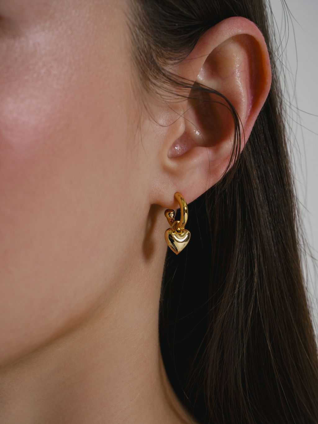 Tiny Heart Earrings