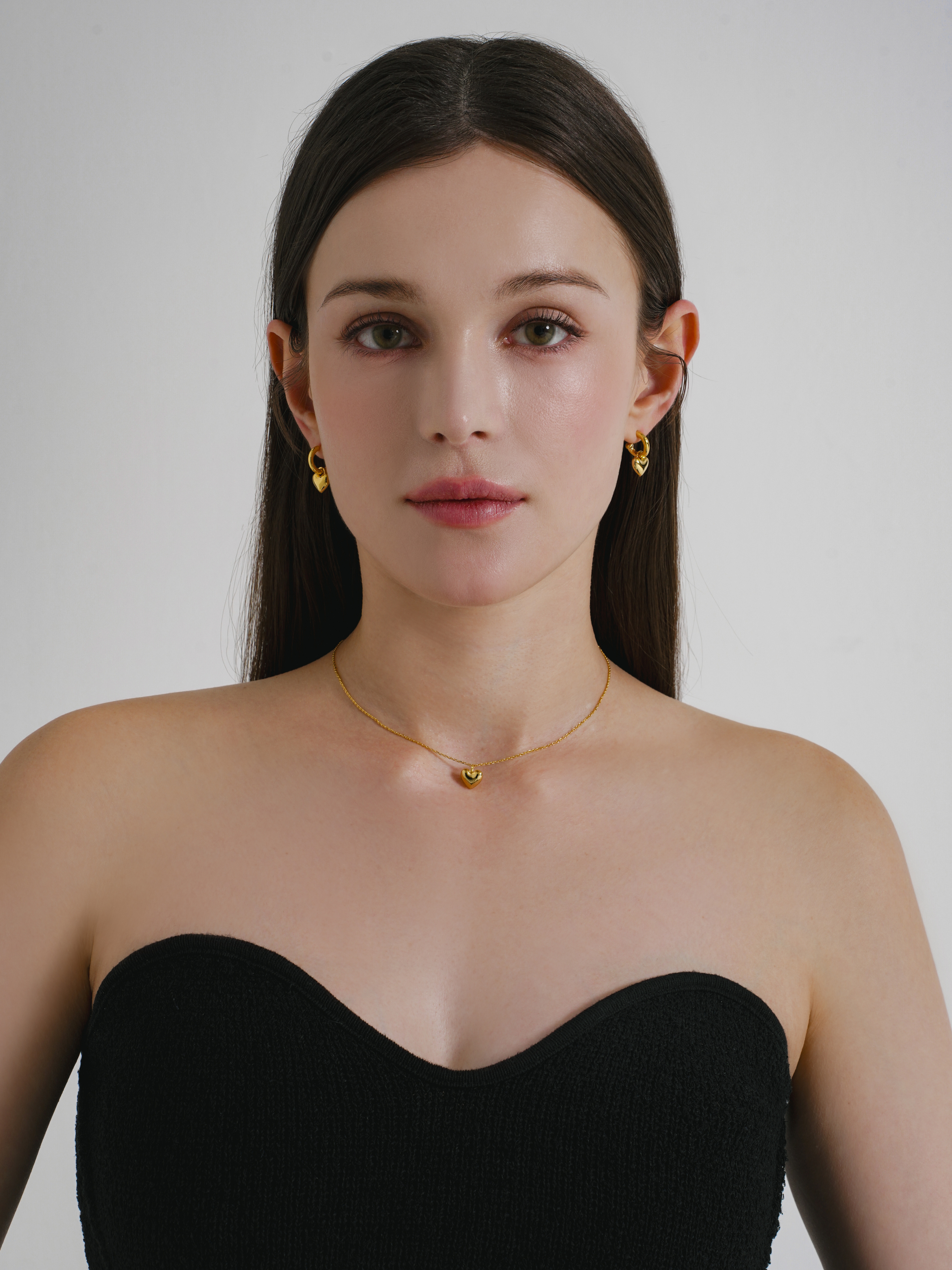 Tiny Heart Earrings