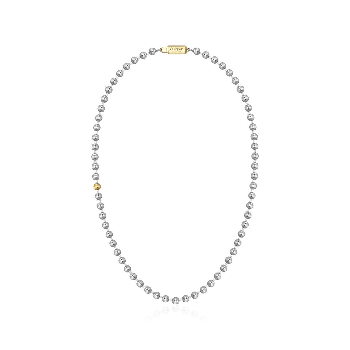 Ball Chain Necklace – Sterling Silver 925 Minimal Jewelry 