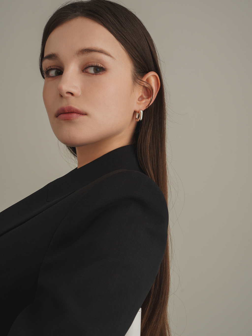 Square Bold Hoop Earrings