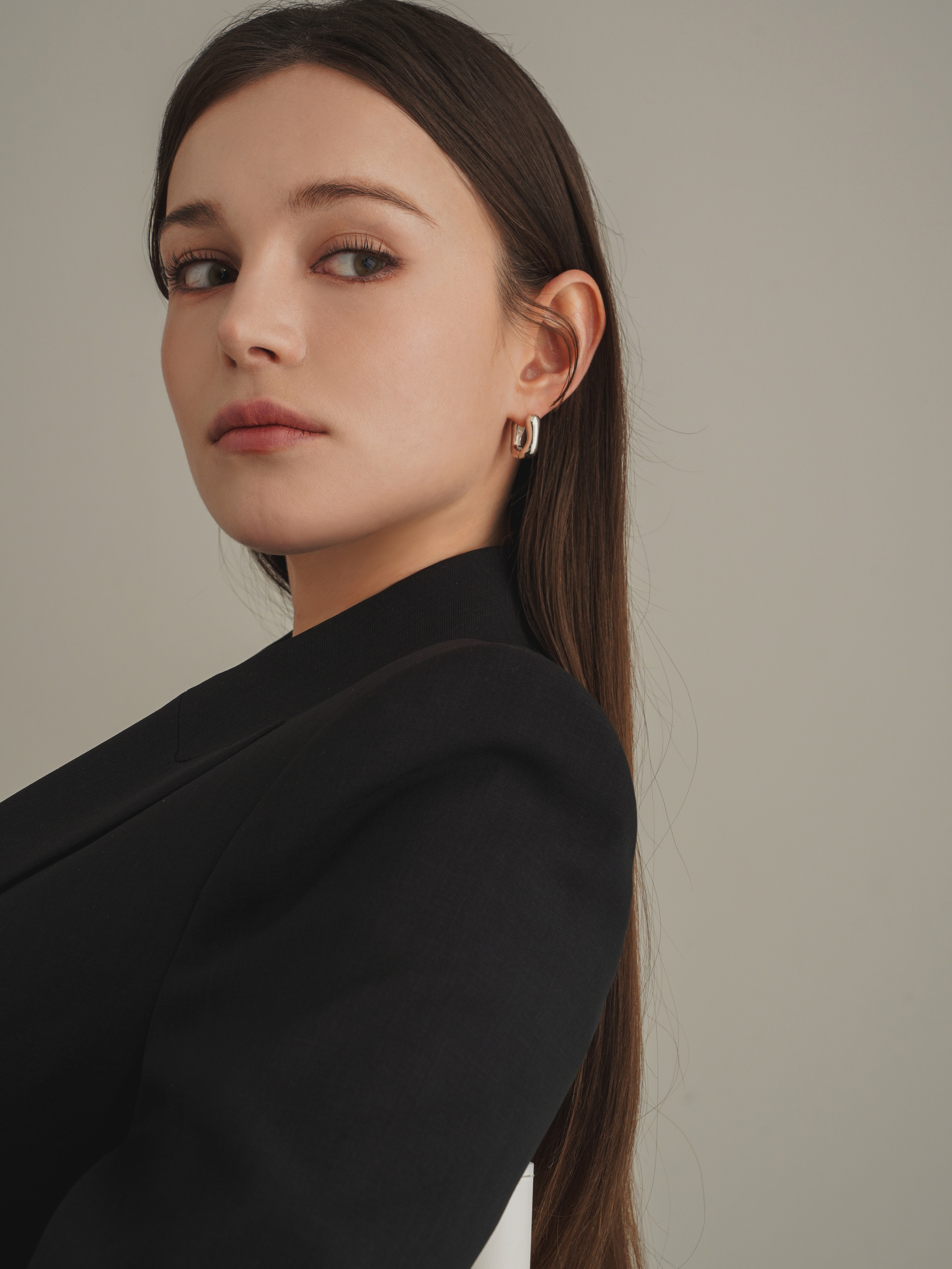 Square Bold Hoop Earrings