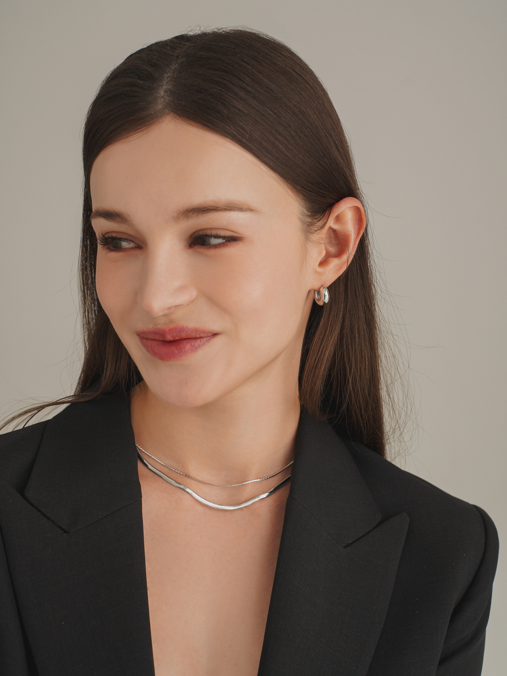 Tiny Round Earrings