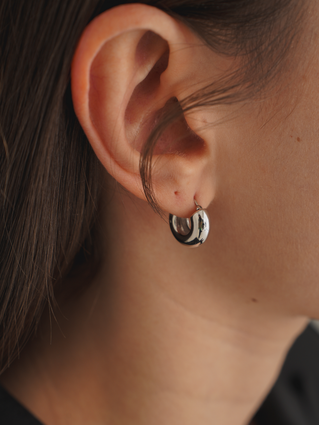 Tiny Round Earrings
