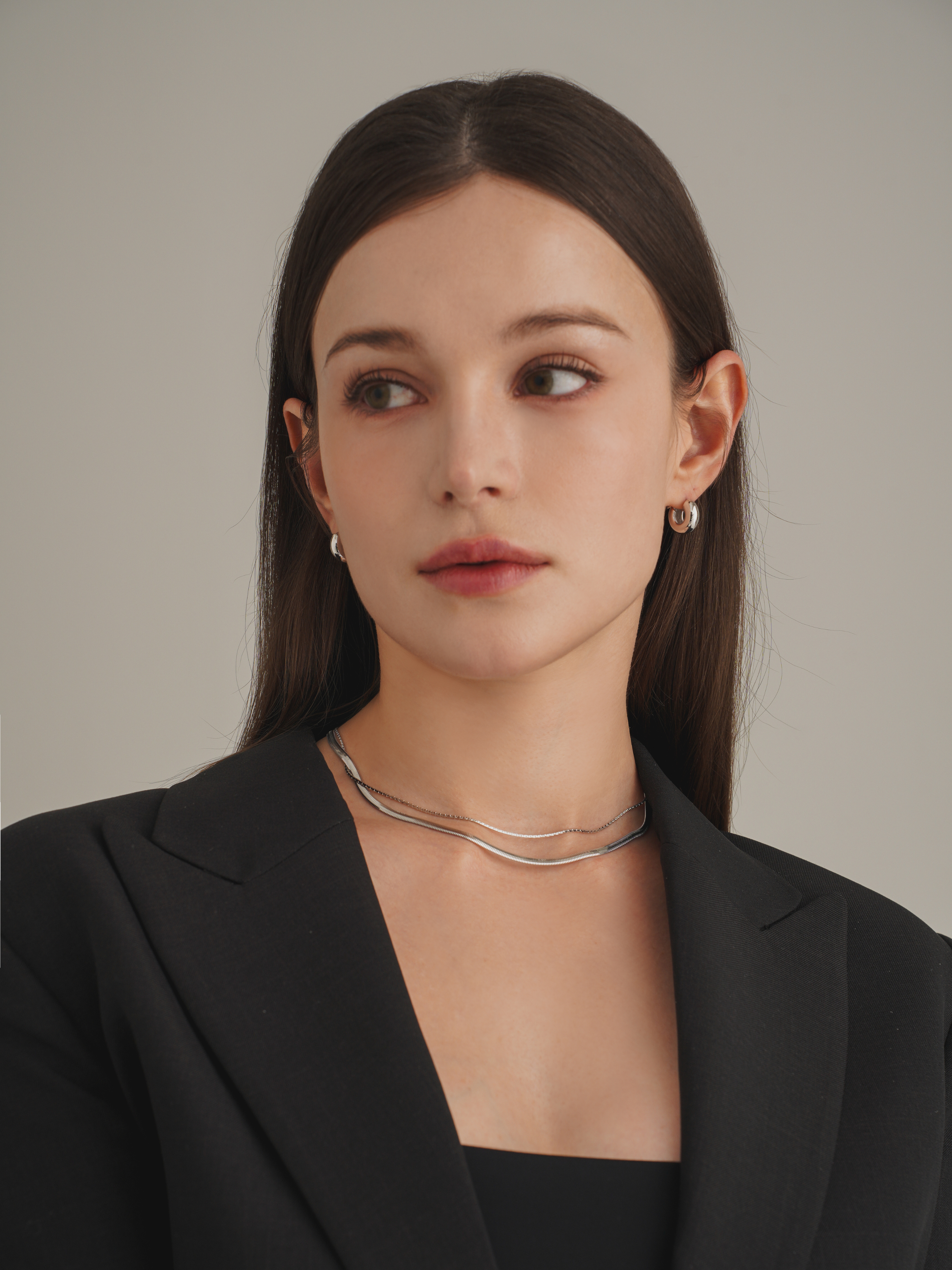 Tiny Round Earrings
