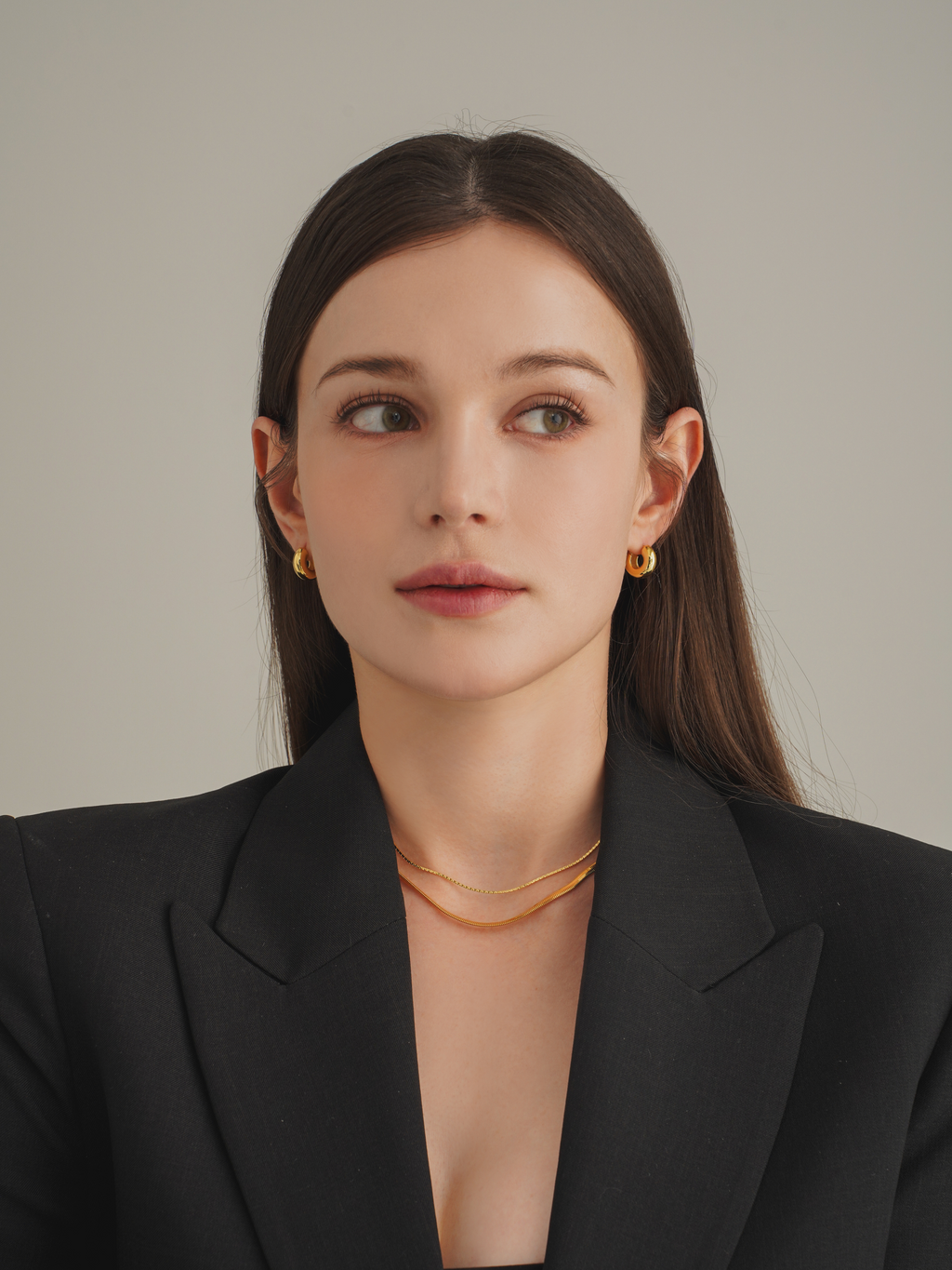Tiny Round Earrings