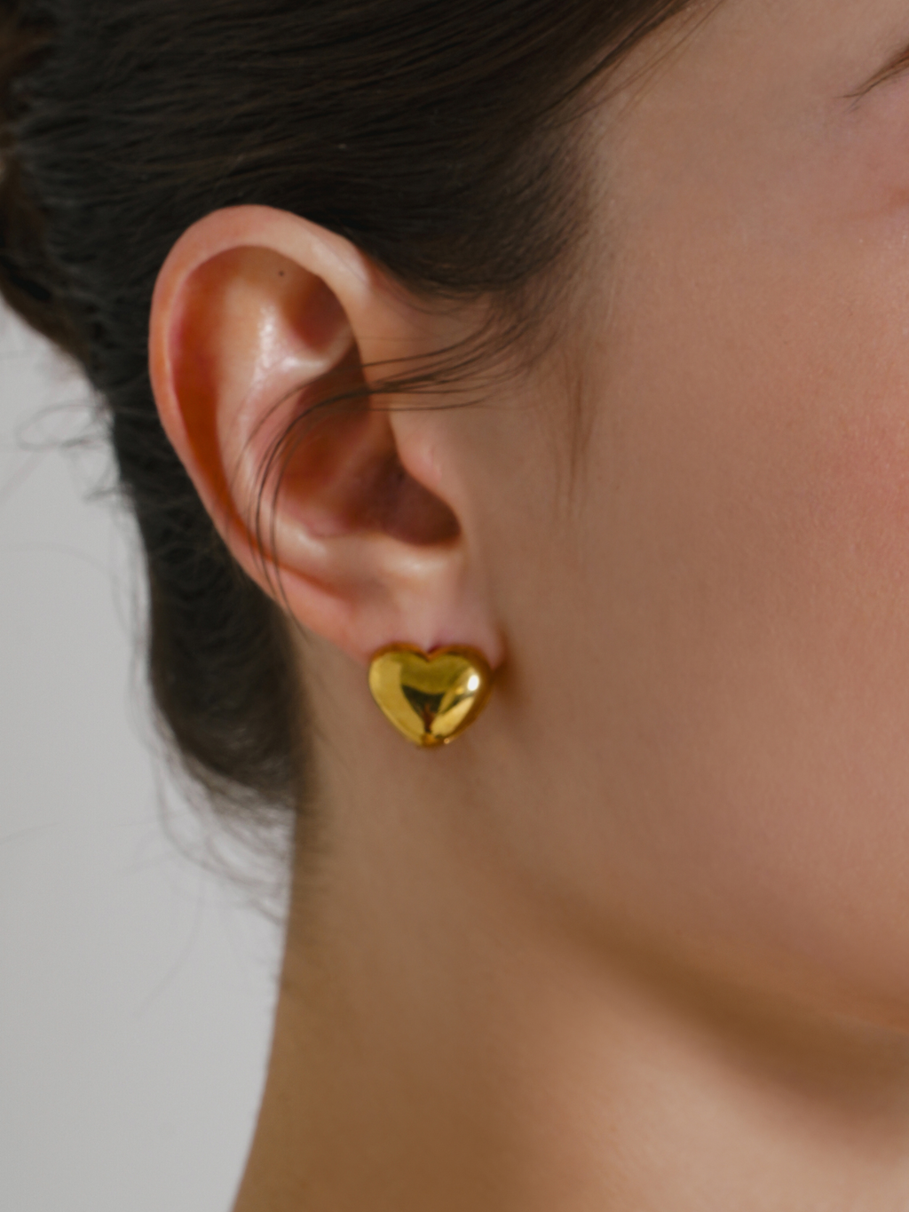 Plump Heart Earrings