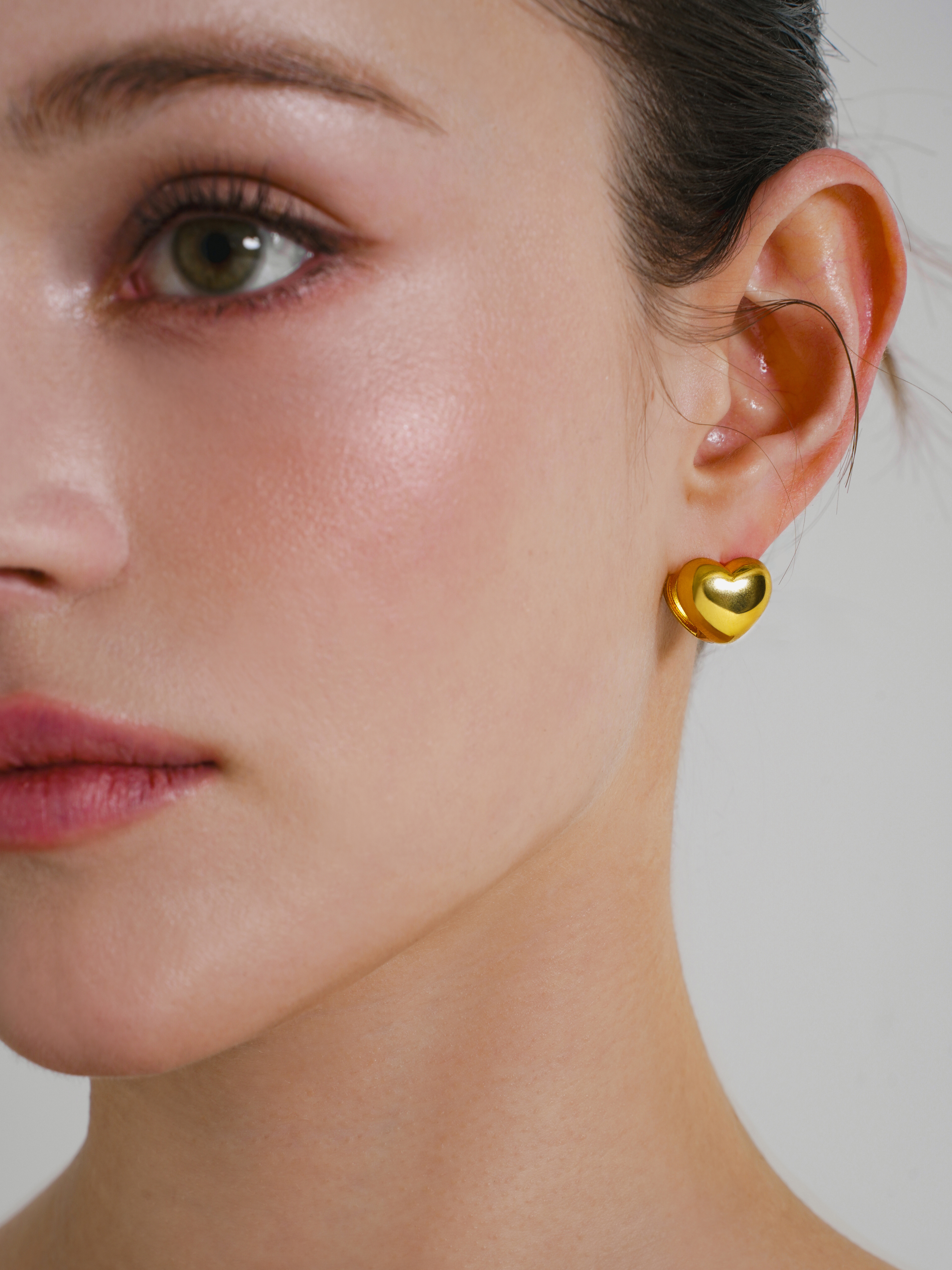Plump Heart Earrings