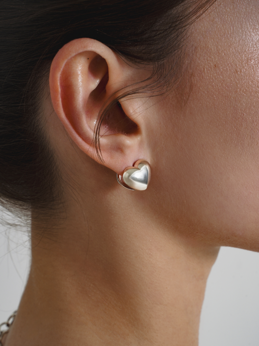 Plump Heart Earrings